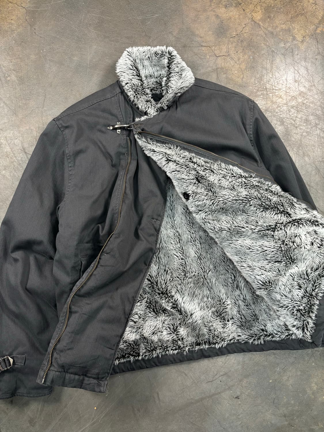 빈티지 버클 쉐르파 자켓 상품이미지3