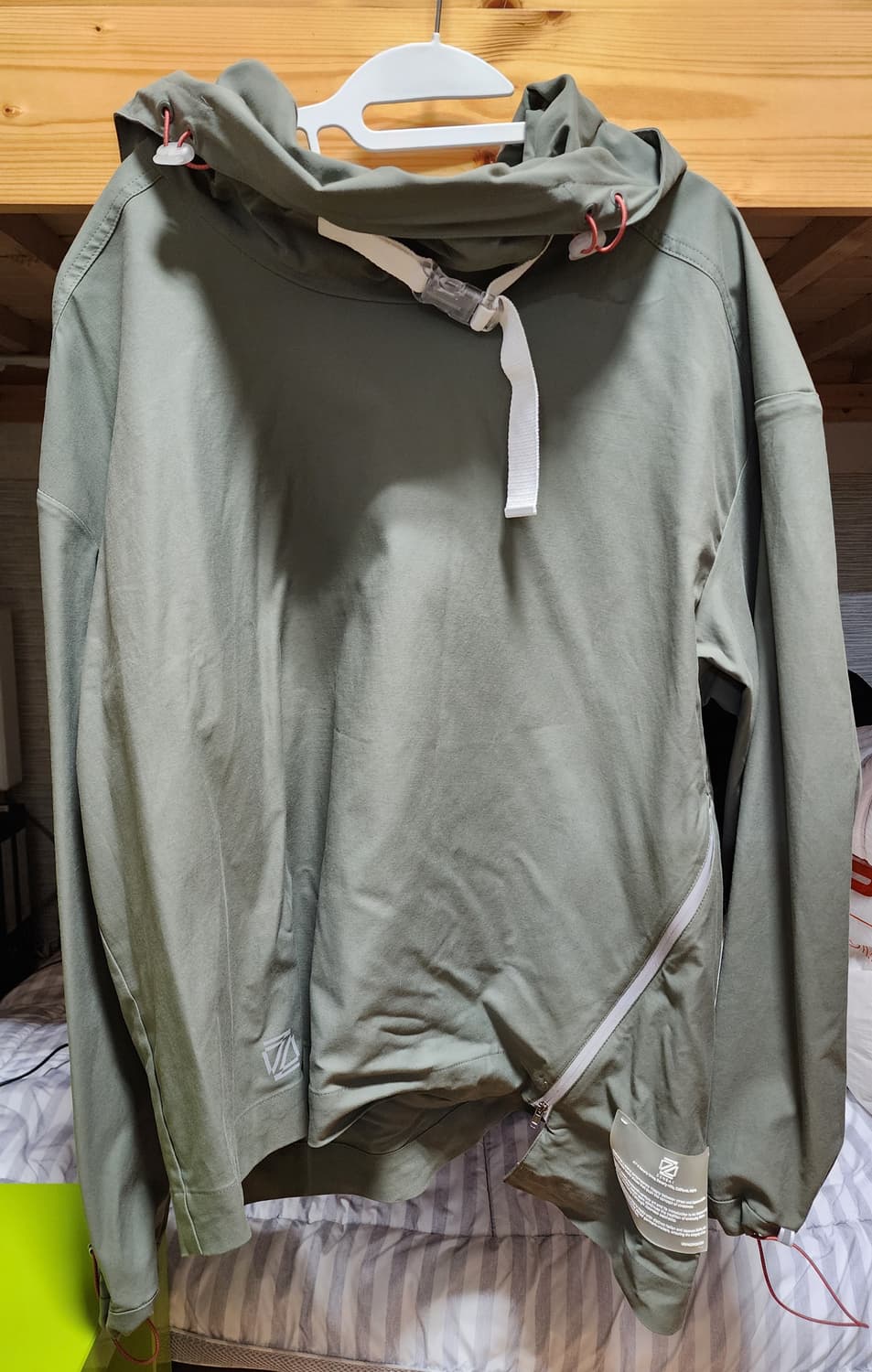 [S] 젠사이 오버사이즈 후드티 긴팔 아노락 상품이미지1