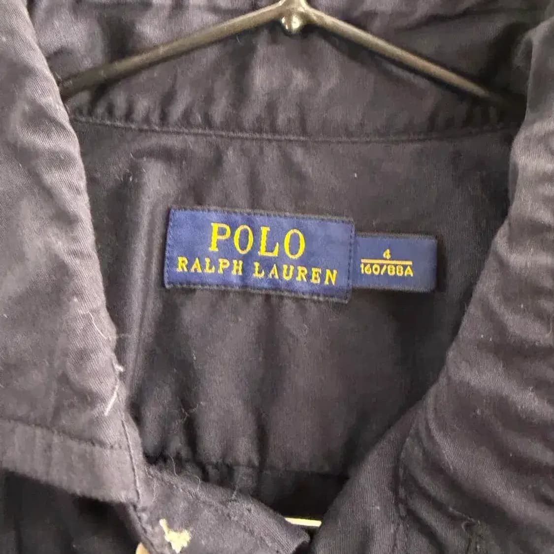 Polo Ralph Lauren shirt navy 160/88a 상품이미지4