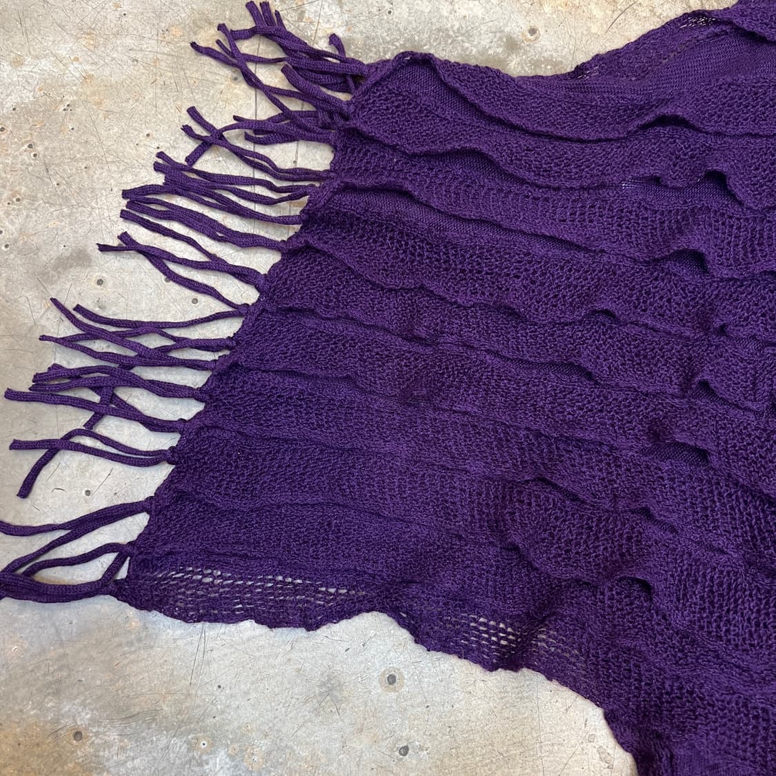 실크 캐시미어 니트 판초 케이프 상품이미지6