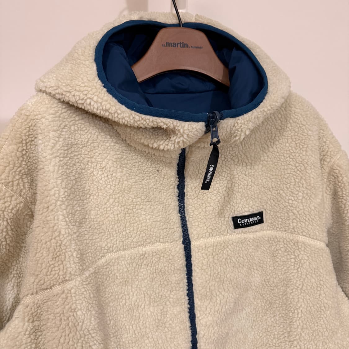 커버낫 리버시블 플리스 후드집업 상품이미지8