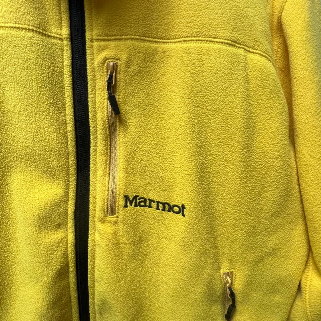 마무트 옐로우 플리스 자켓 상품이미지3