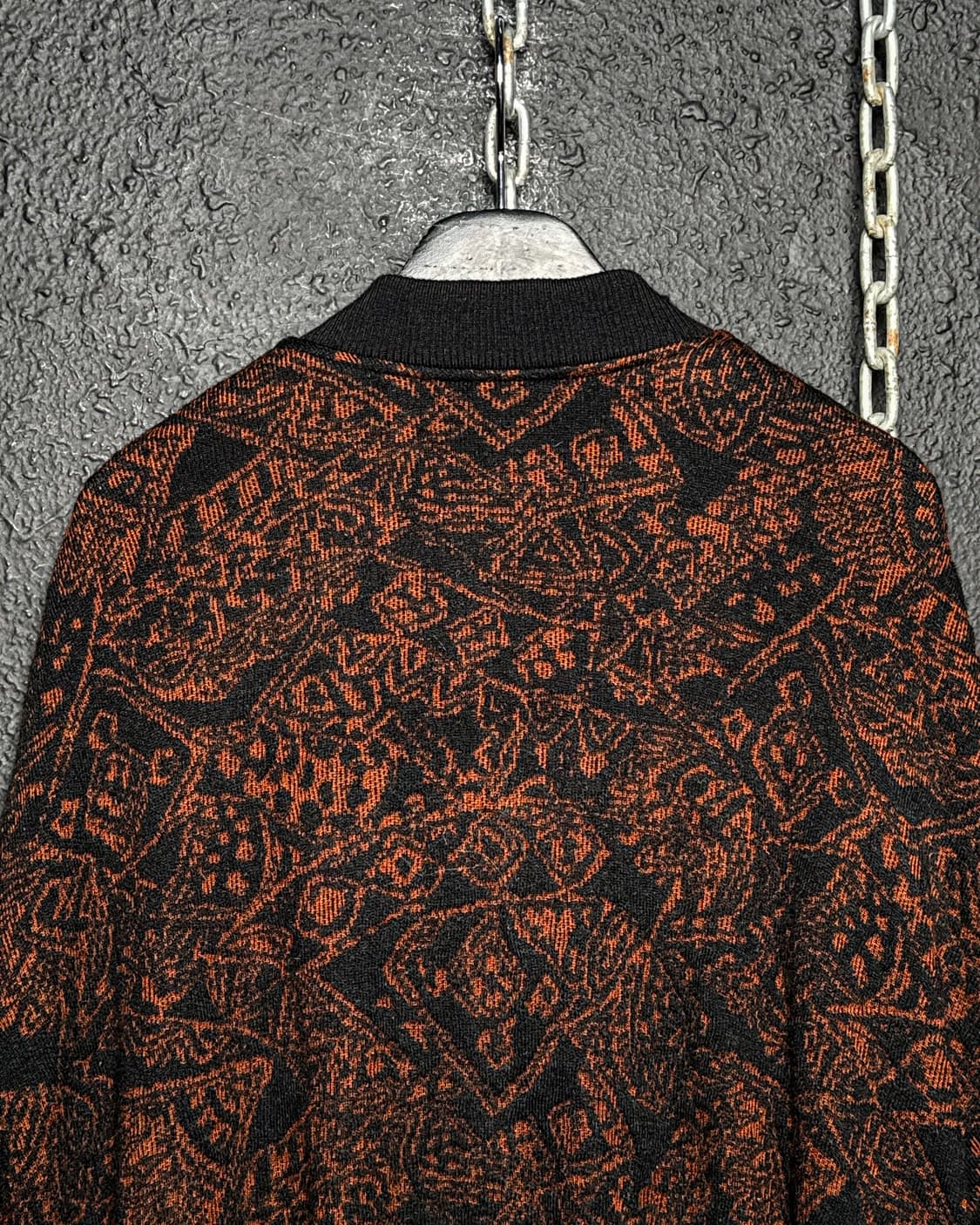 90‘s madame NICOLE-Jacquard Knit Zip-up 상품이미지6
