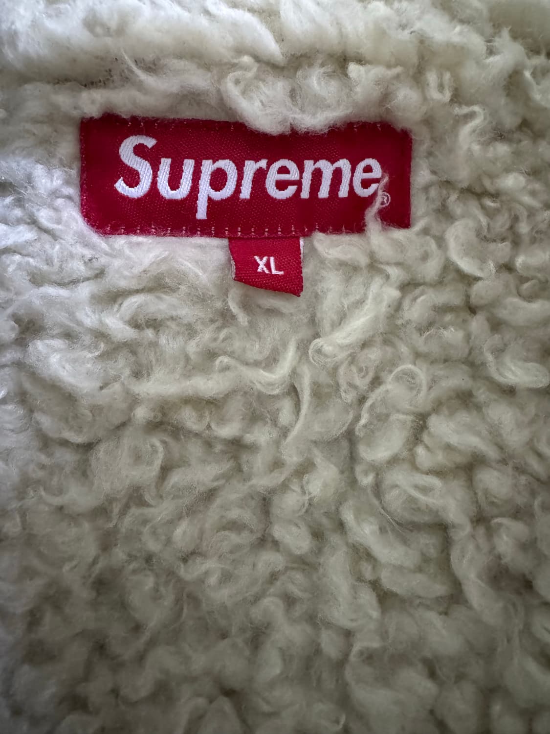 슈프림 플레이드 셔링 봄버 자캣 FW17  상품이미지2