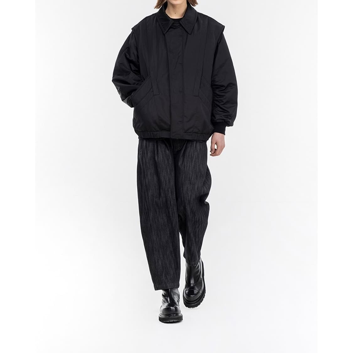 송지오 옴므 데님 팬츠 벌룬핏 다크블루 82 상품이미지5