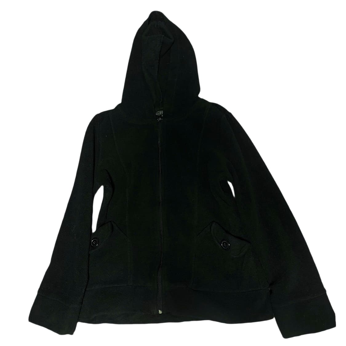 딱붙핏 블랙 만두 포켓 후리스 재킷 상품이미지3