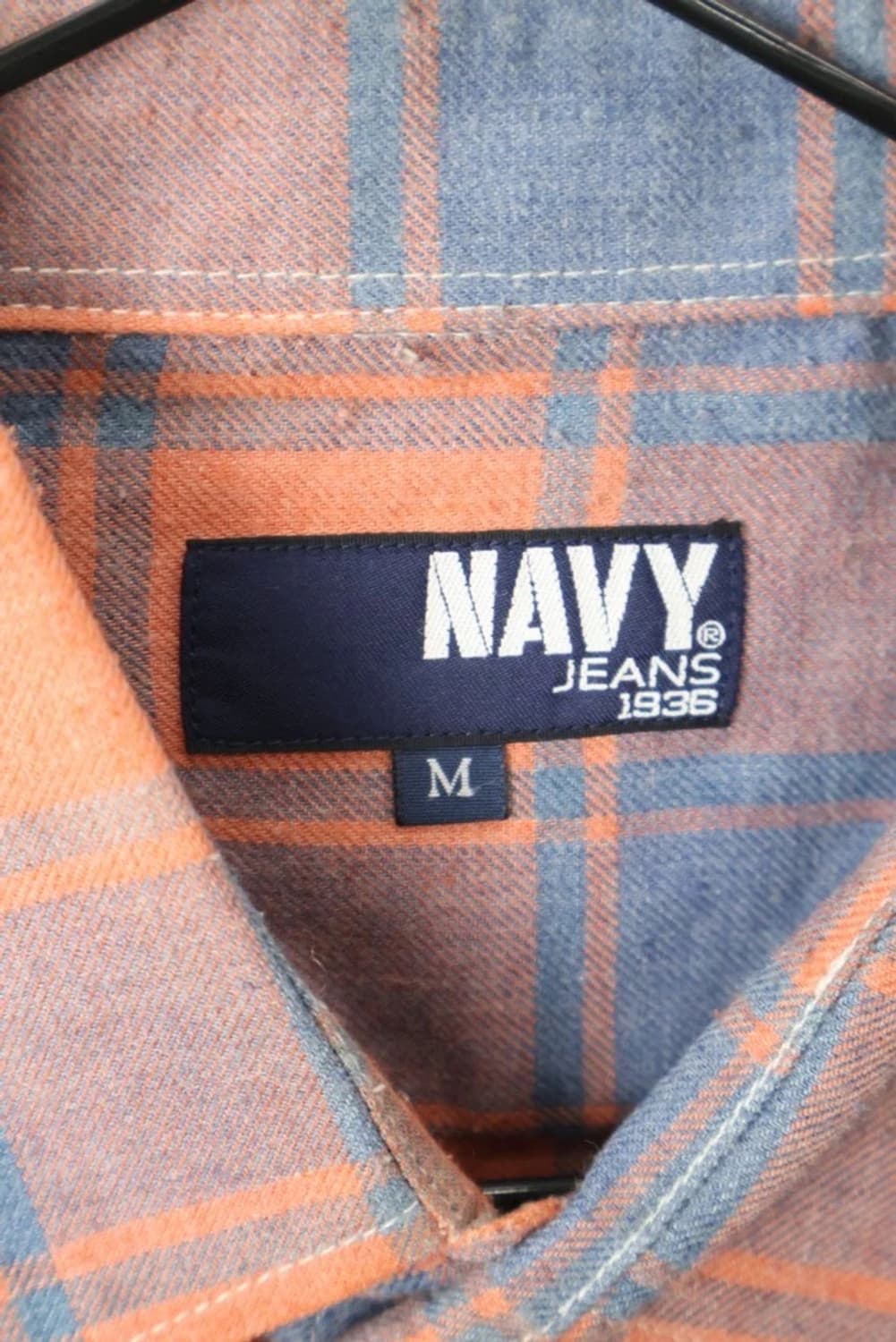 Navy Jeans Check Flannel Shirt 상품이미지5
