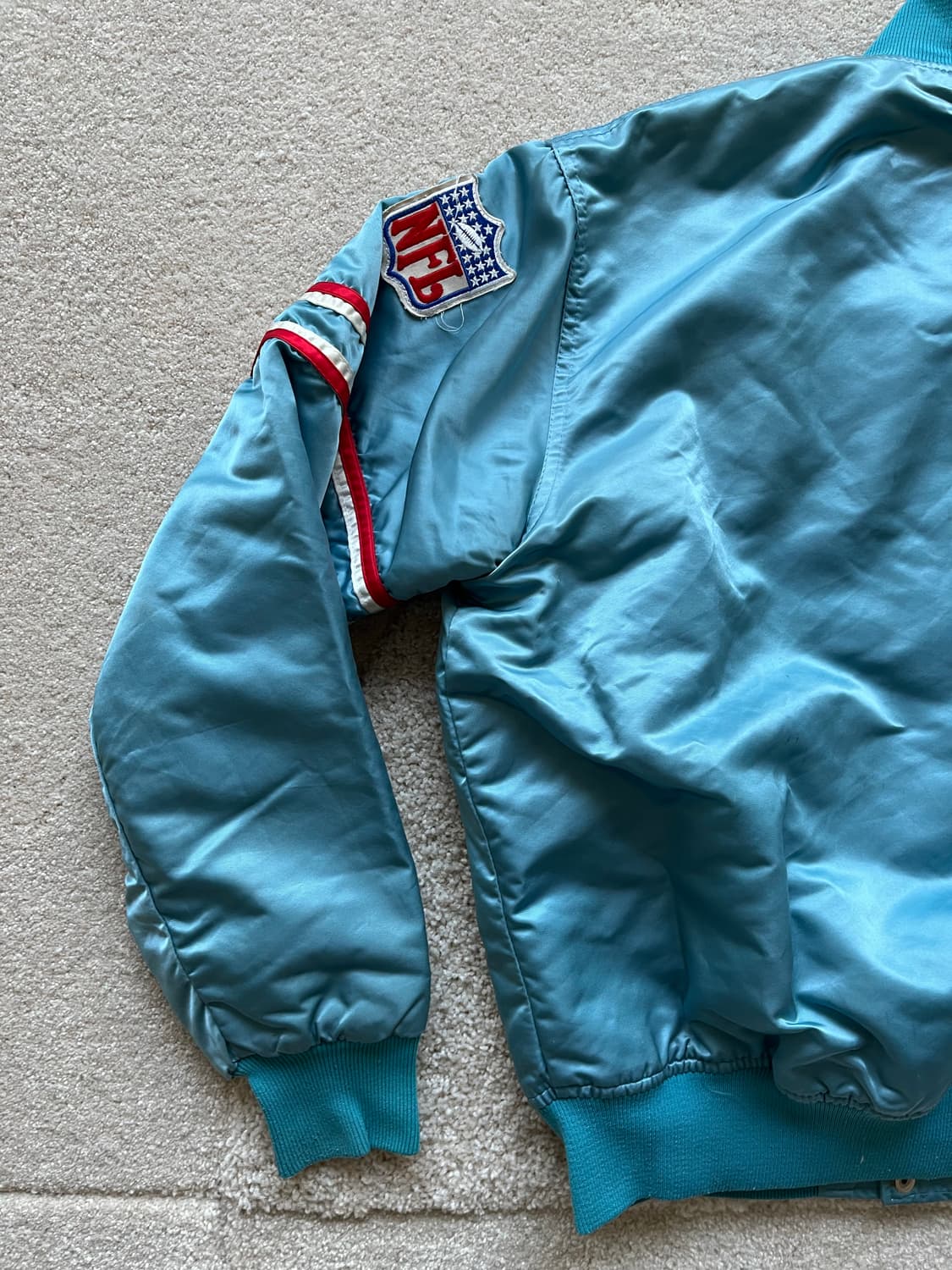 90s Starter x NFL 휴스턴 오일러스 퀄팅자켓(100-103) 상품이미지10