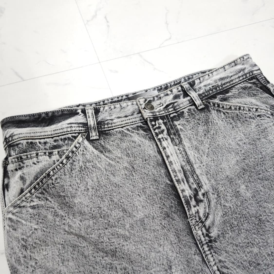 34)MAISON MINED 메종미네드 카펜터 와이드 데님 청바지 상품이미지2
