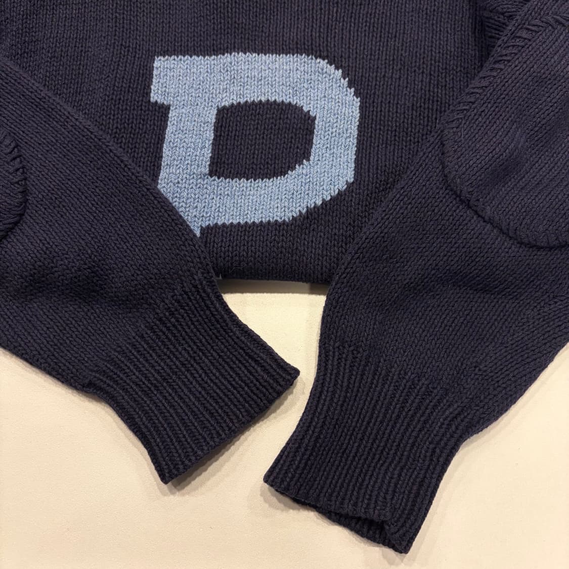 [XL] 폴로 랄프로렌 네이비 니트 P 로고 스웨터 B520 상품이미지5