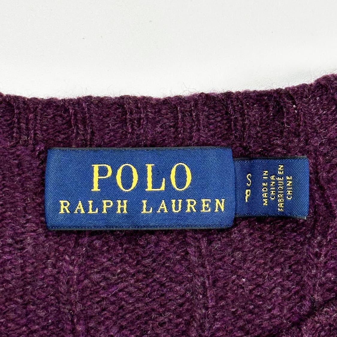 폴로 랄프로렌 포니 퍼플 캐시미어 니트 (S 여성추천) 상품이미지7