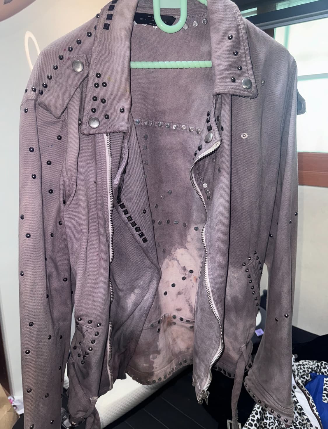 빈티지 라벤더 자켓 상품이미지2