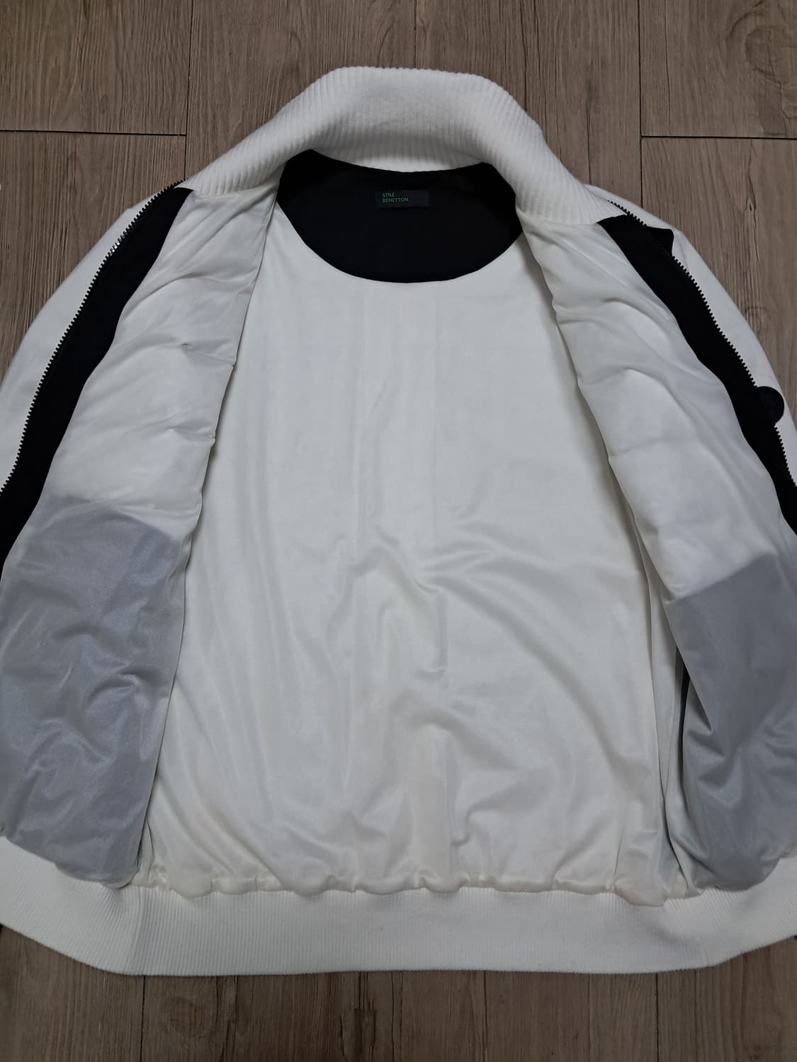 베네통 패딩 니트 집업 남성95  상품이미지7