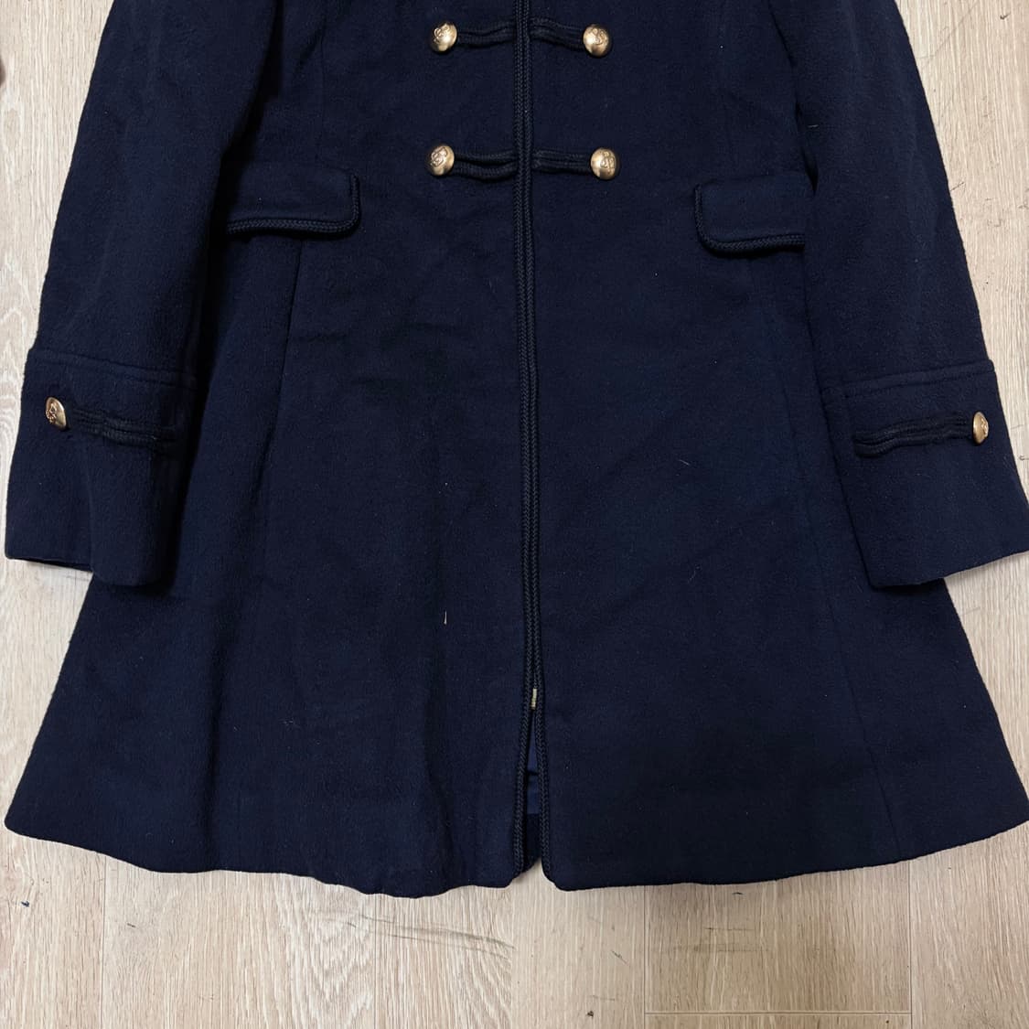 빈폴 키즈 토끼퍼 카라 금장 코트 130  상품이미지3