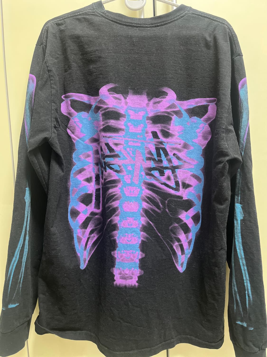 스투시 립 케이지 롱슬리브 티셔츠 블랙 상품이미지2