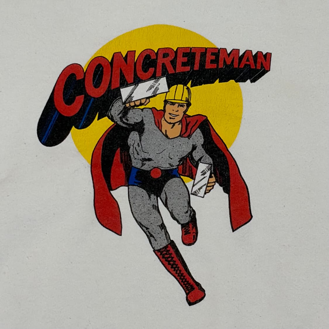 90s Made in USA 미국 빈티지 콘크리트맨 헤비코튼 맨투맨 상품이미지4