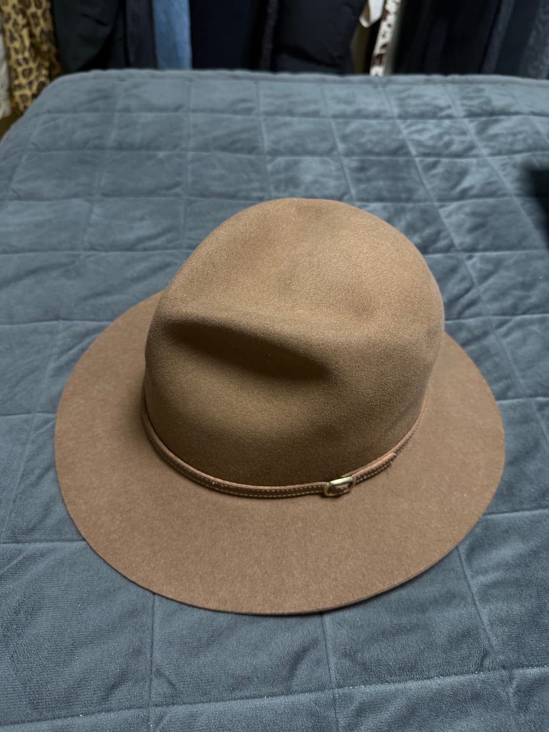 다이나펠트 울페도라 카우보이모자 착샷있음 상품이미지1