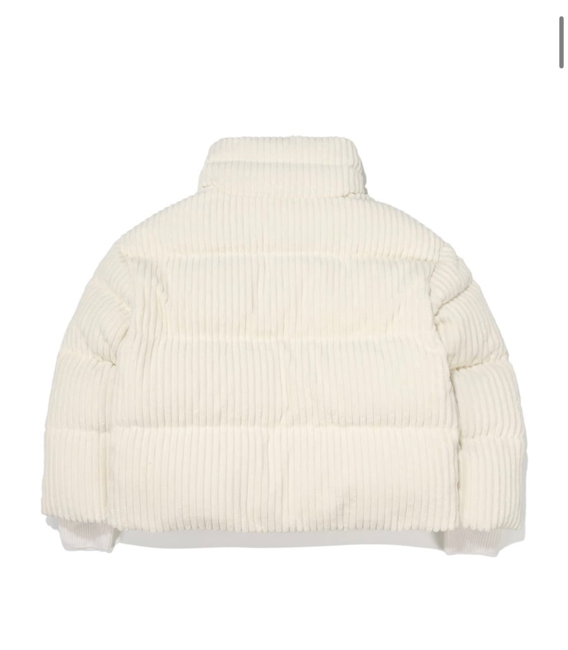 디아도라 코듀로이 크롭 덕다운 자켓 우먼 WHITE 상품이미지4
