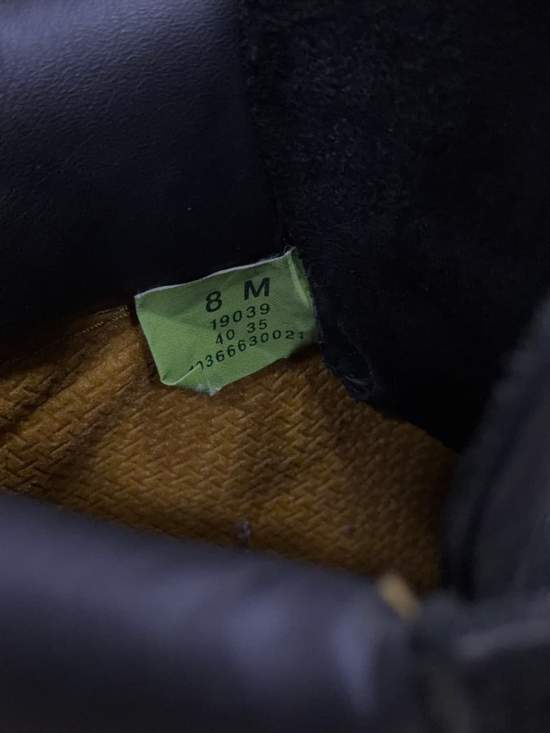 팀버랜드 6인치 블랙 워커 부츠 260 상품이미지9