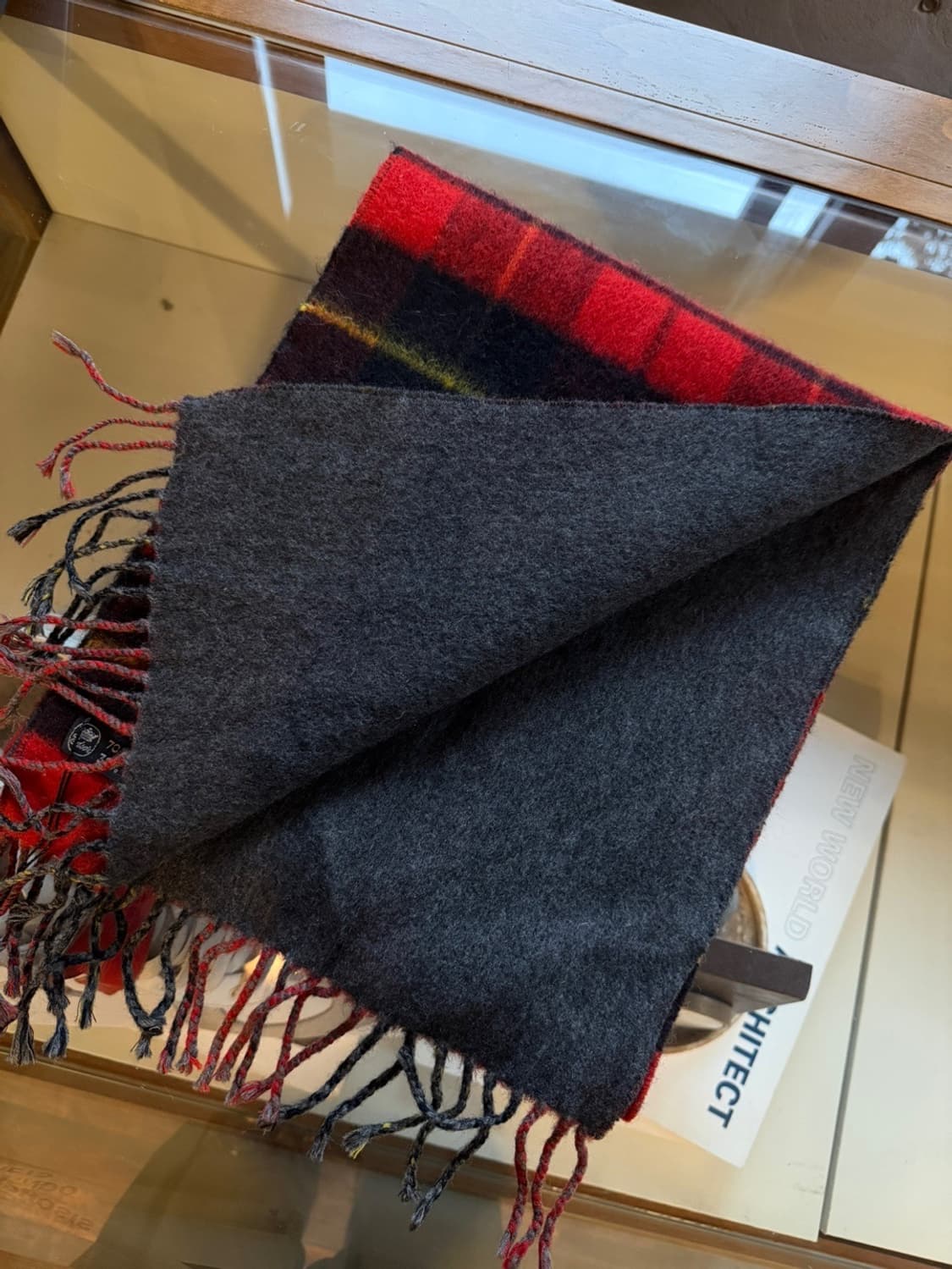 VTG 이태리 울 캐시미어 머플러 상품이미지8