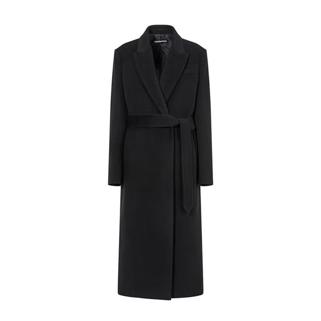 브플먼트(VPPLEMENT) 캐시 블렌드 벨티드 핸드메이드코트 55 상품이미지3