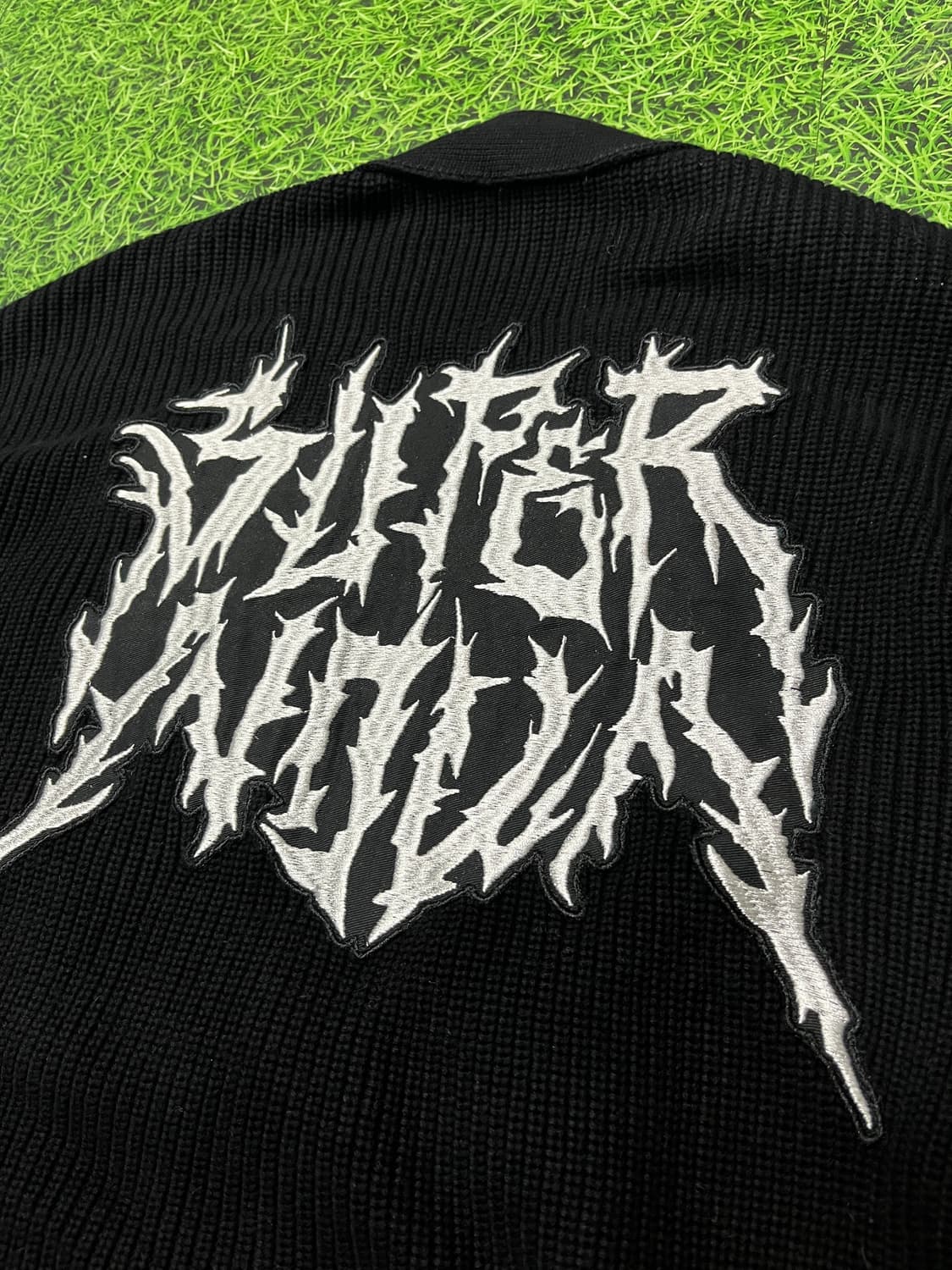 디젤 DIESEL 바시티 가디건 오버핏 니트 스웨터 상품이미지8