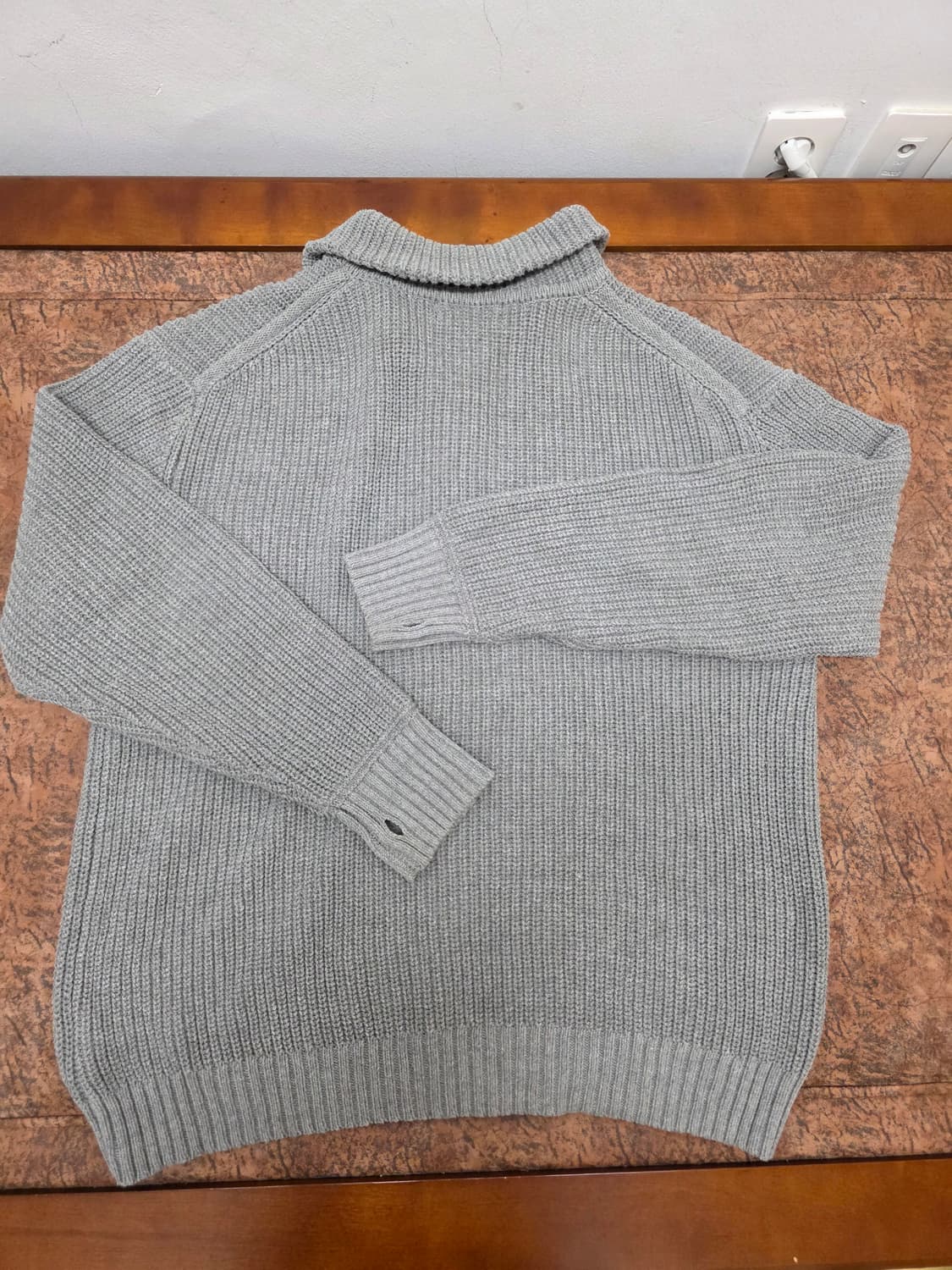 일꼬르소 반집업 니트 XL 상품이미지5