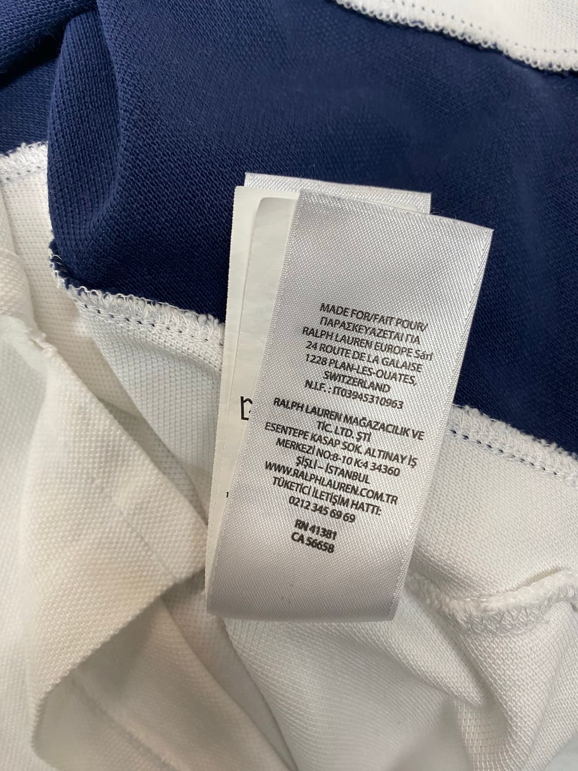 폴로 사선 스트라이프 골드자수 폴로셔츠 S 상품이미지7