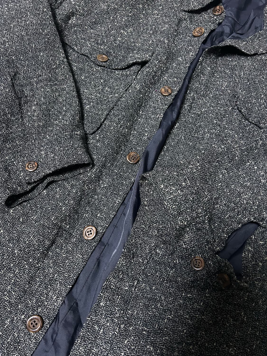 일본판 모직 누빔 셔츠 105~110 상품이미지5