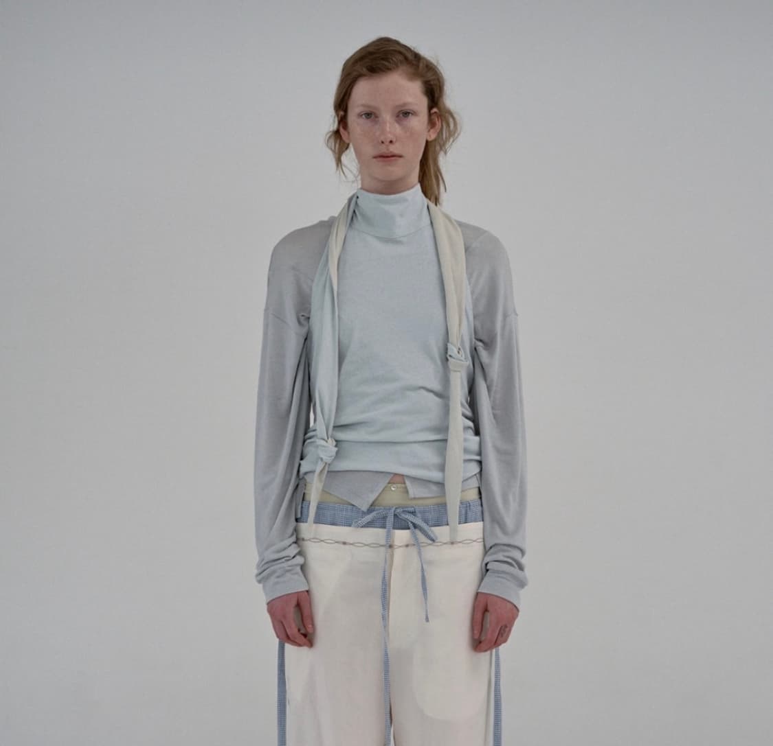 (품절,재입고x) verso 베르소 홀터넥 & 오버사이즈 버튼업 티셔츠 상품이미지3