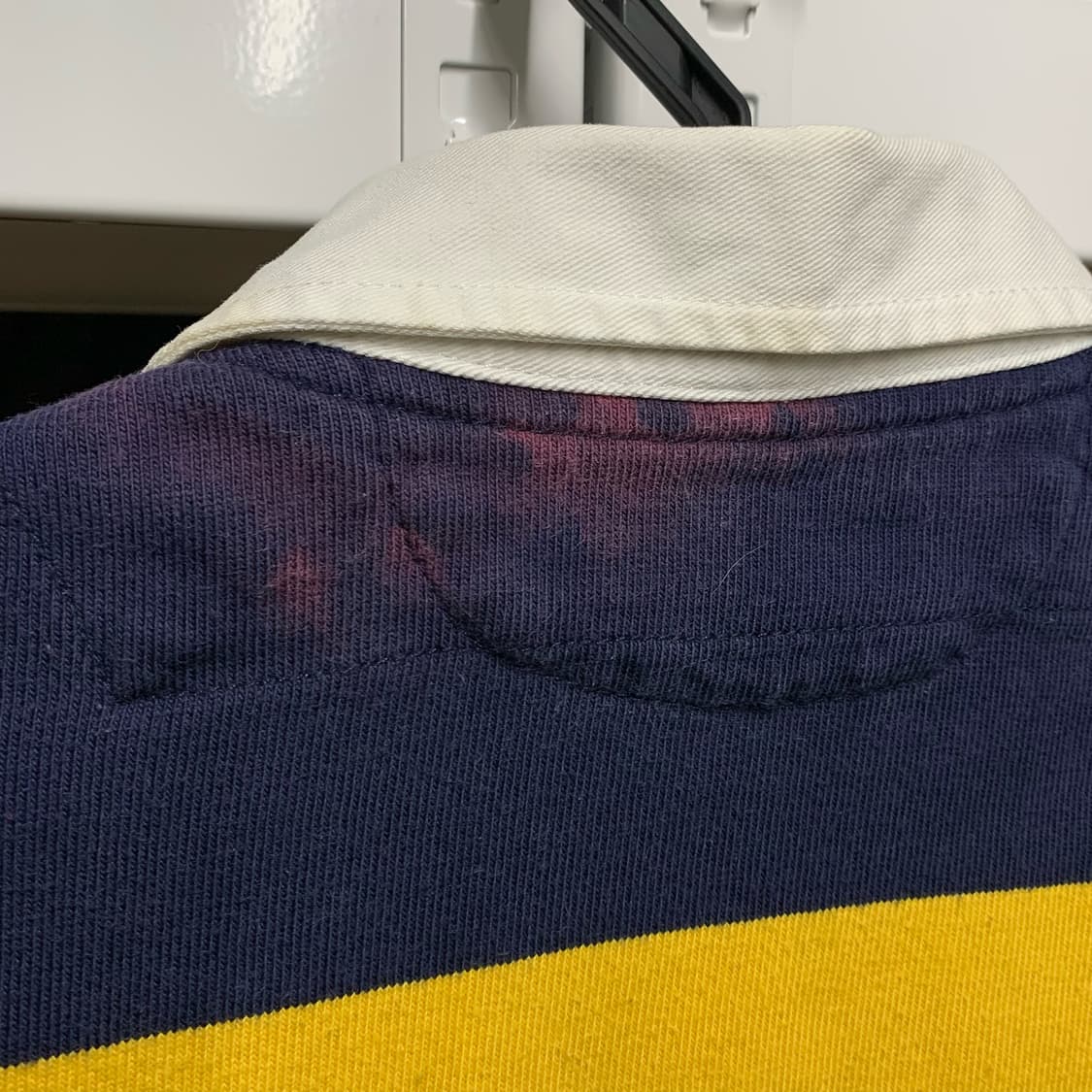 [L] 폴로 랄프로렌 블록 스트라이프 럭비 티셔츠 커스텀핏 상품이미지6