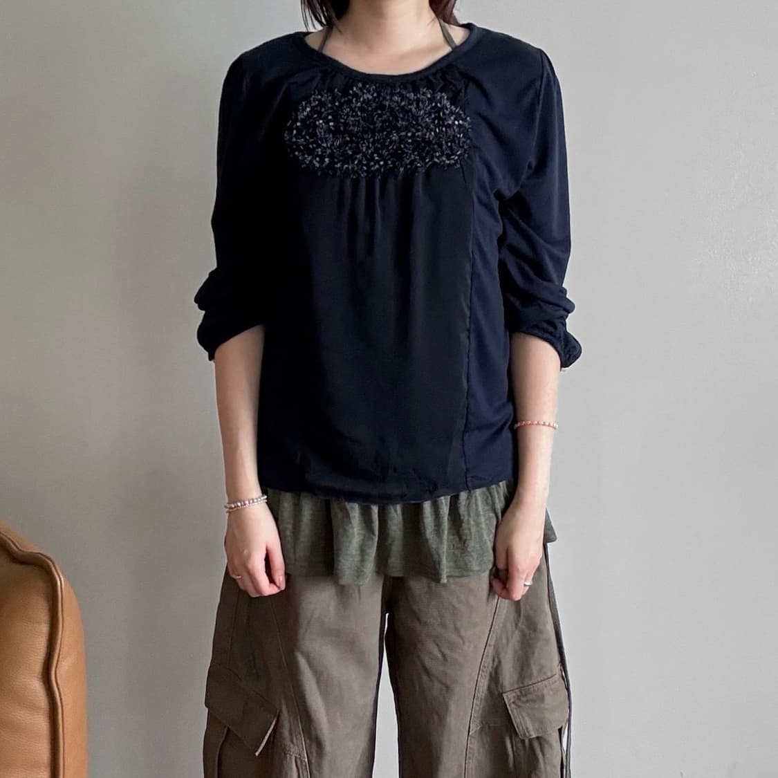 Fluffy Detail Top 상품이미지1