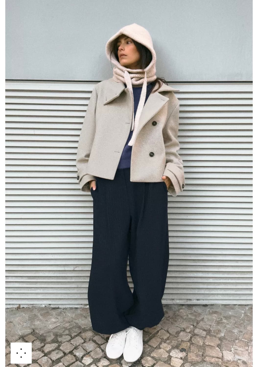 자라 하이넥 숏코트 상품이미지2