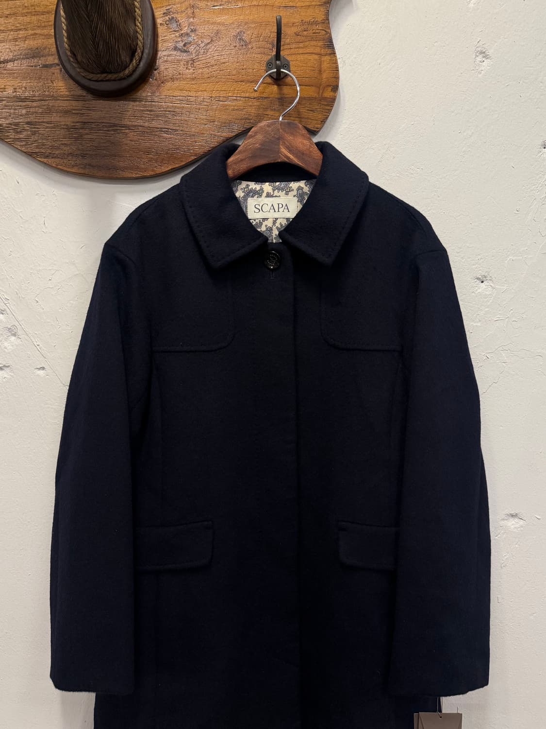 55) 새제품 SCAPA Angora Wool Coat 상품이미지1