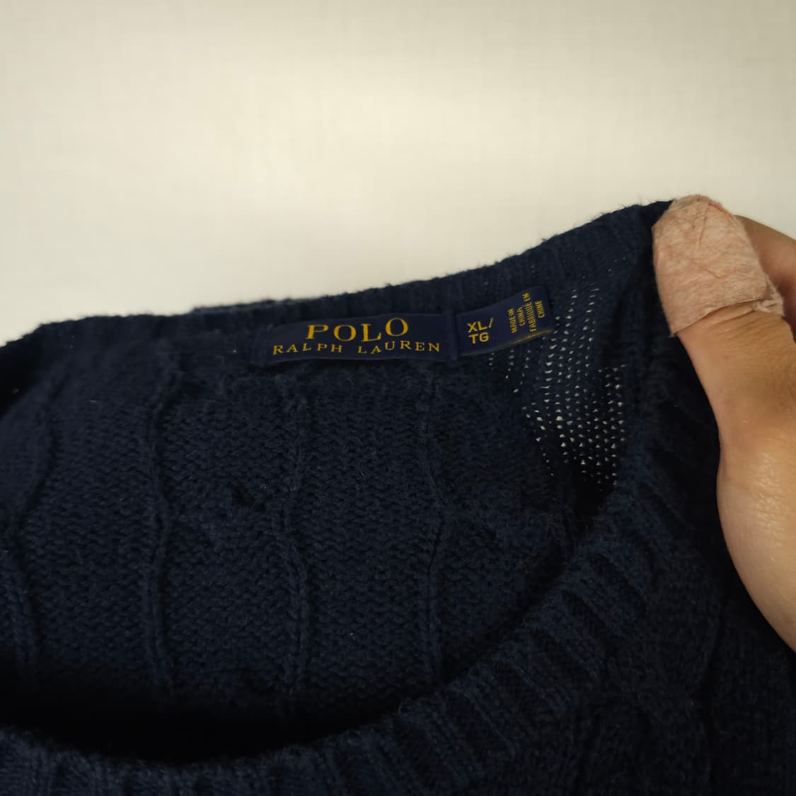 폴로 라운드니트티 남자105사이즈  상품이미지3
