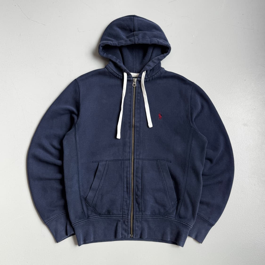 폴로 페이딩 포니 후드집업 네이비 상품이미지2