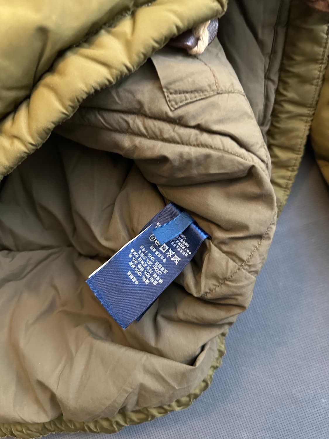 폴로 랄프로렌 올리브 패딩 M/175 상품이미지9