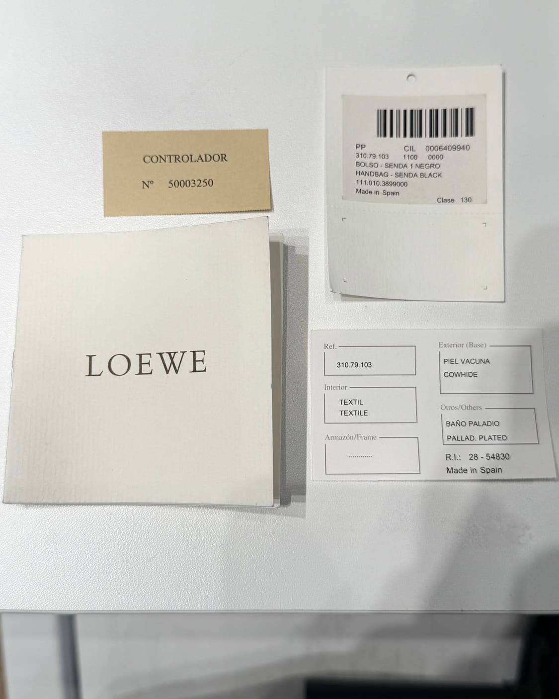 로에베 블랙 센다 토트백  상품이미지10