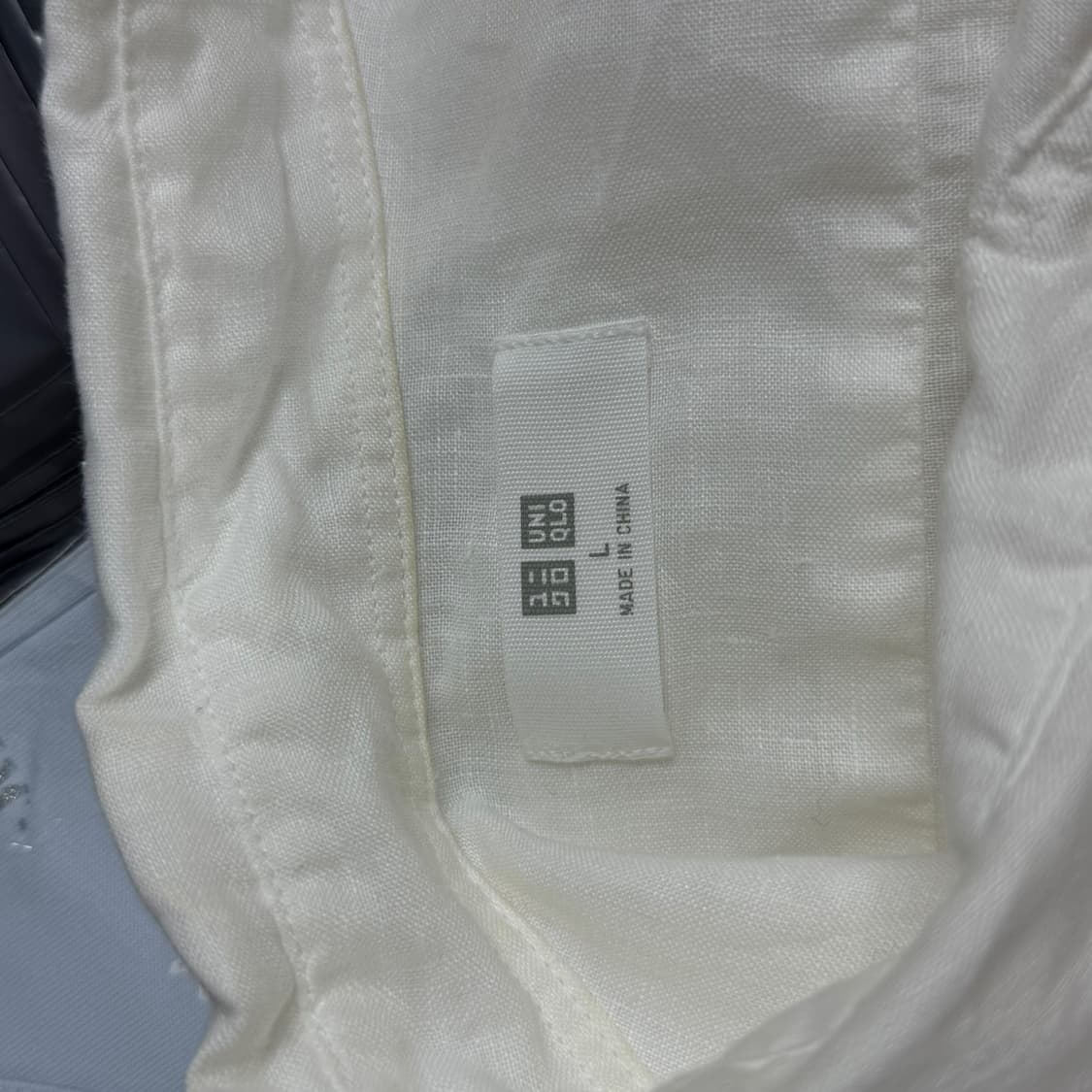 [L] 유니클로 린넨 마 긴팔 셔츠 남방 상품이미지5