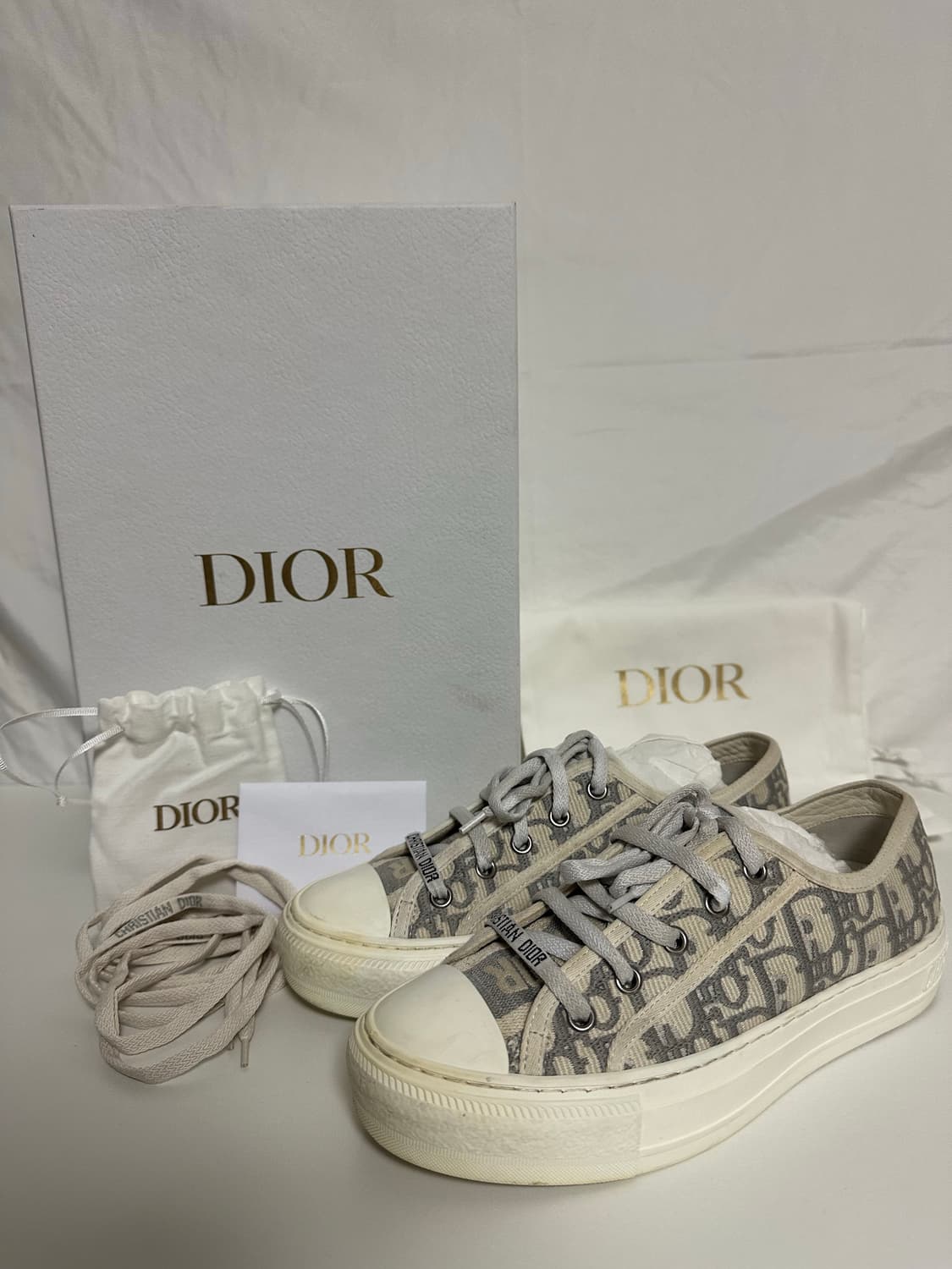 디올 워크앤디올 오블리크 스니커즈 (36.5) 상품이미지1