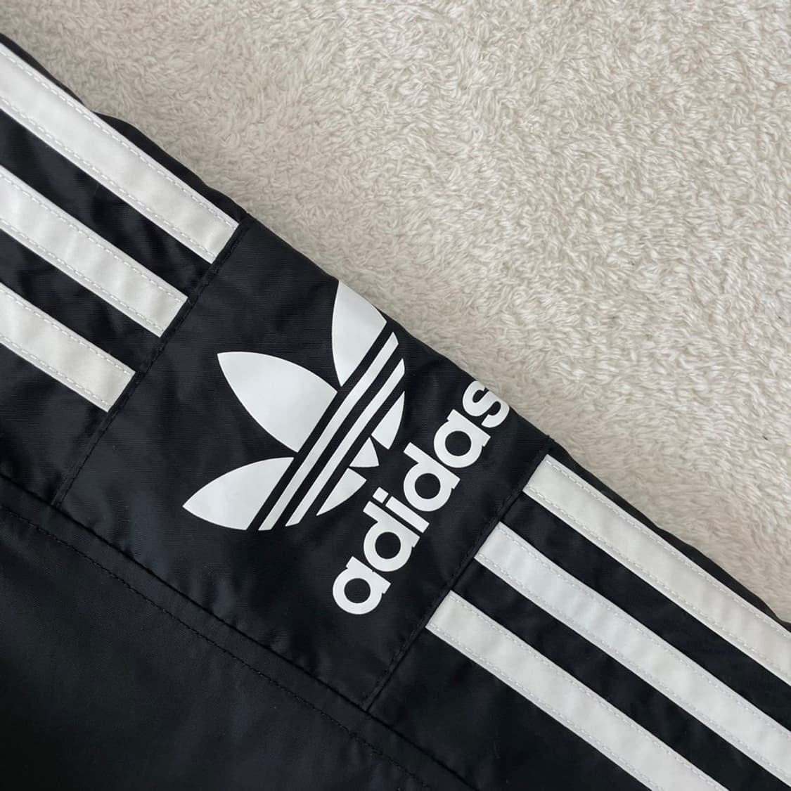 L 아디다스 백로고 롱 윈드 바람막이 락업 자켓 100  상품이미지7