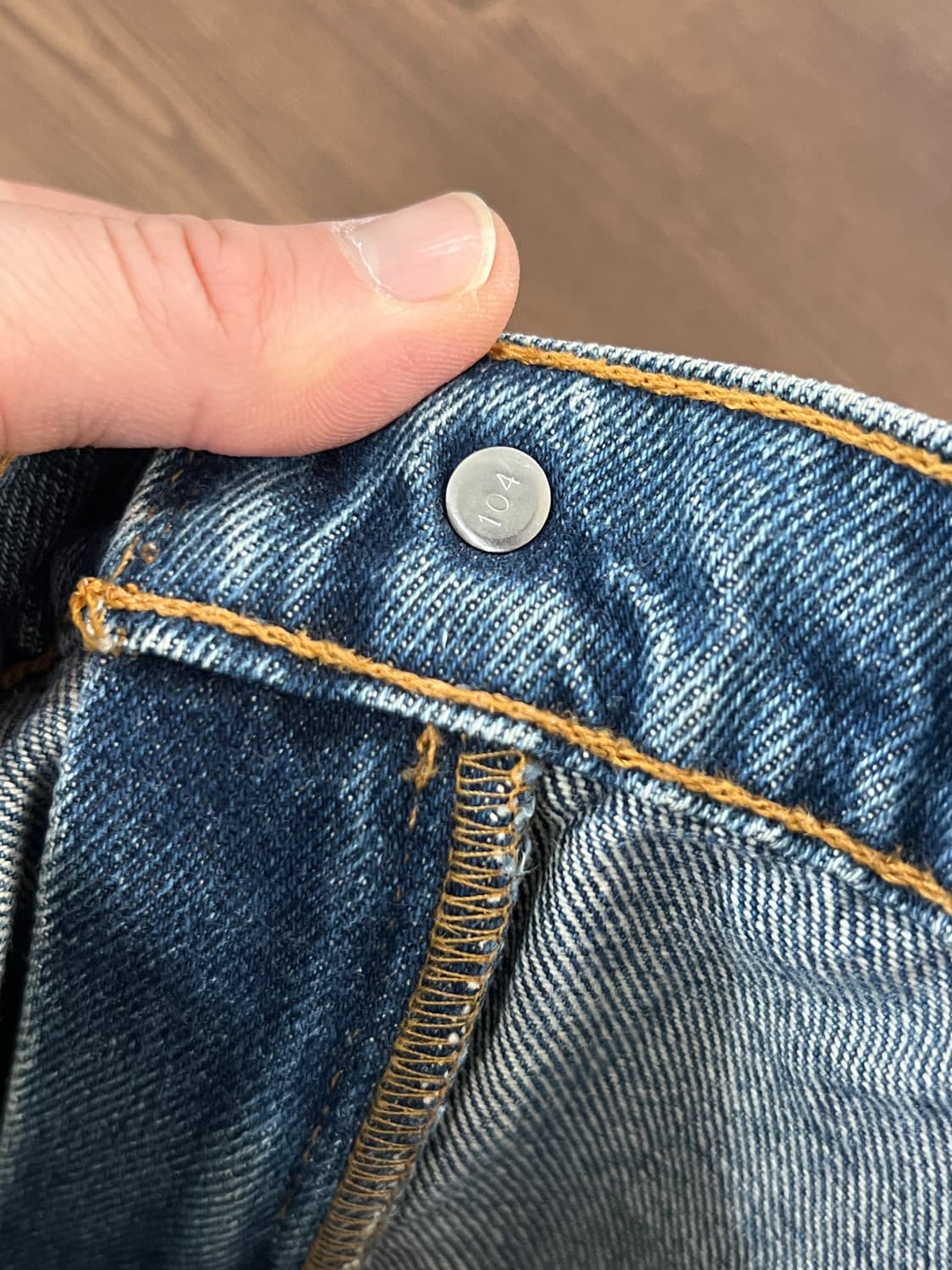 90s Levis 리바이스 505 레귤러 스트레이트 데님 팬츠 상품이미지9