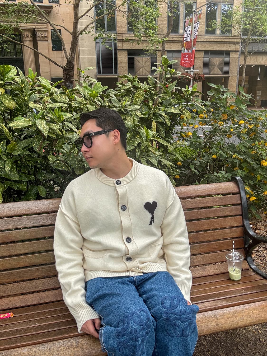 아미 카라리스 빅하트 가디건  상품이미지1