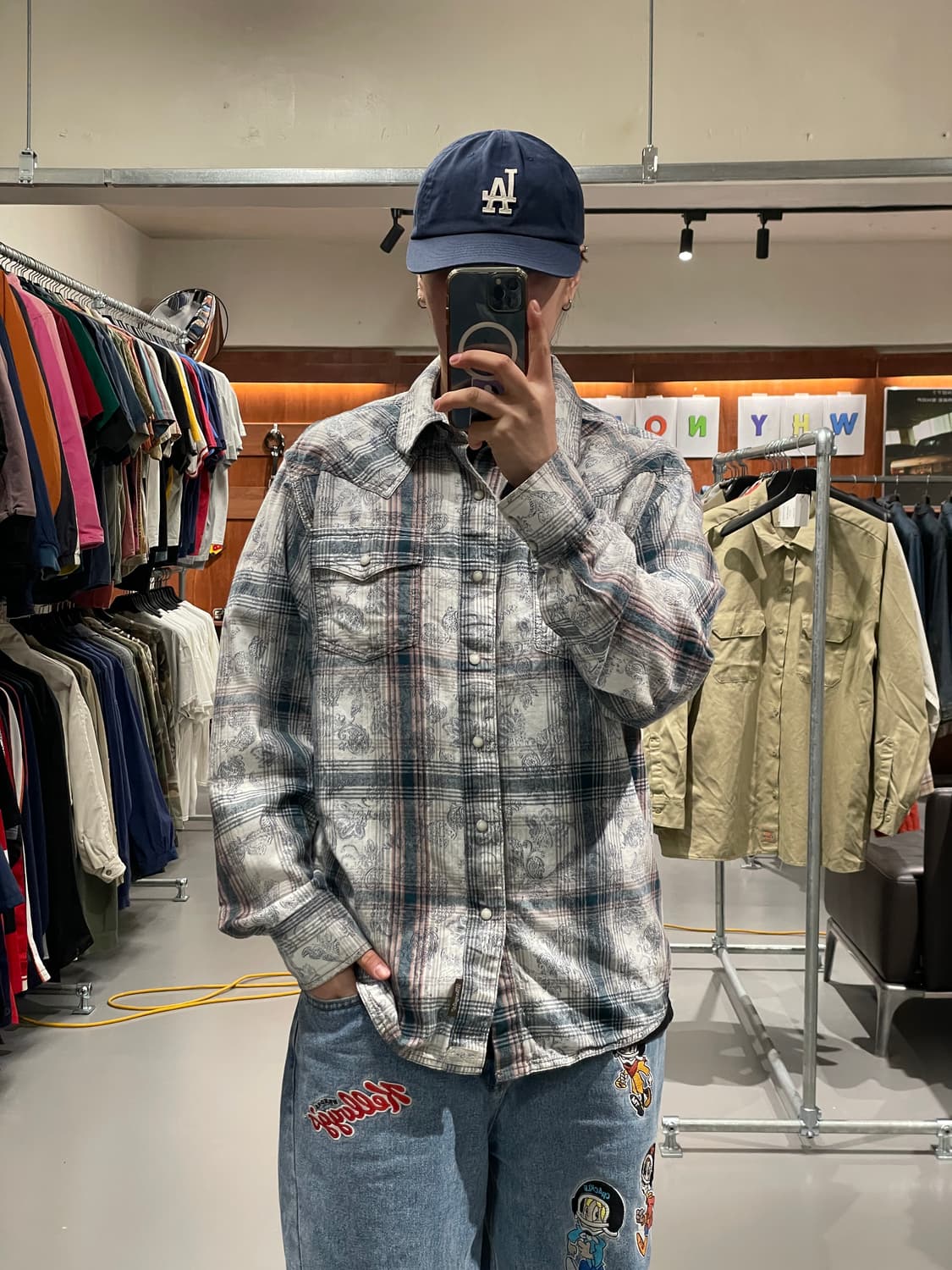 랭글러 웨스턴 셔츠 상품이미지1