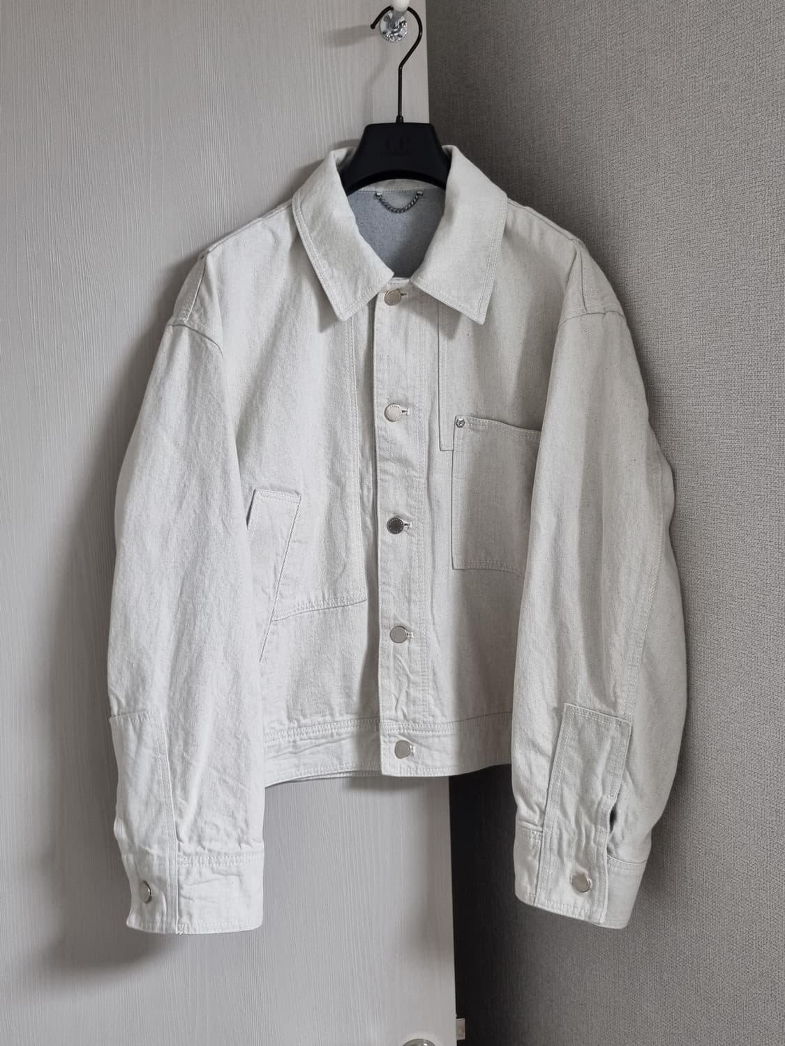 솔리드옴므 크롭 데님 자켓 상품이미지1