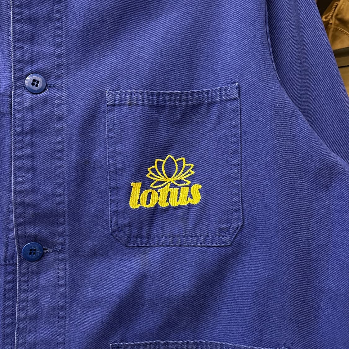 80s 르몽트카멜 프렌치워크자켓 로고자수 패치포켓 N675 상품이미지5