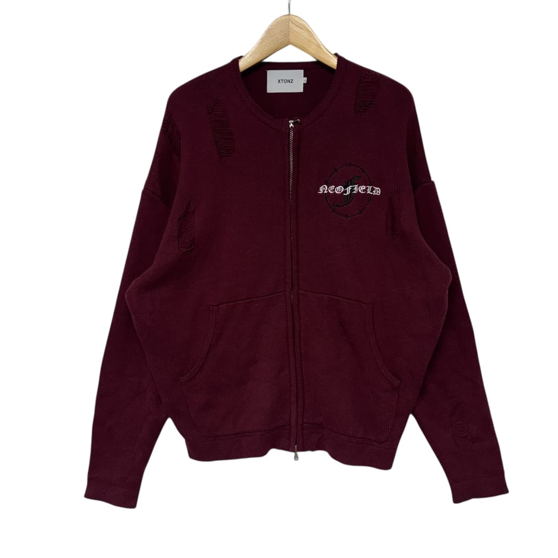 엑스톤즈 네오필드 니트집업 상품이미지3