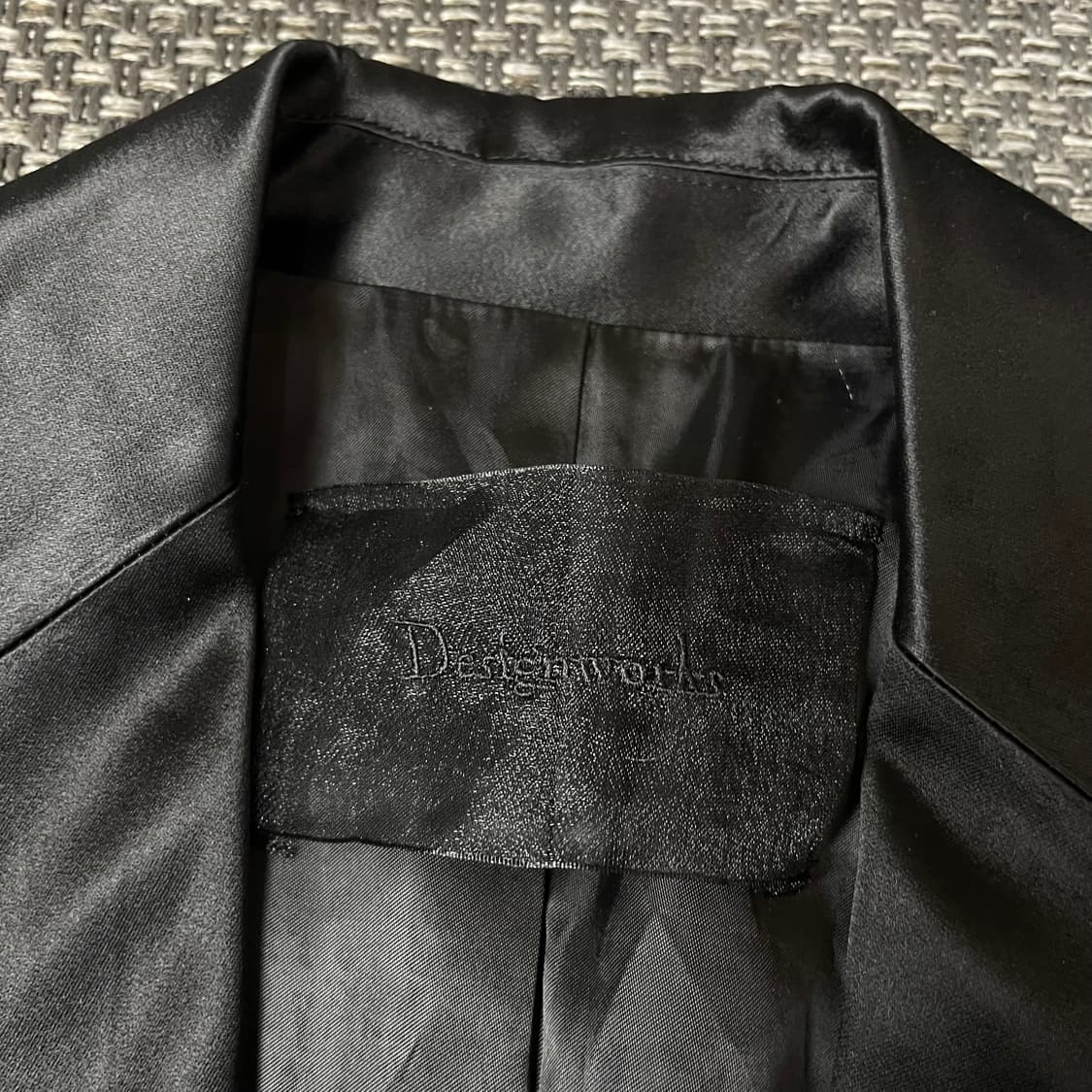 JPN 블랙 세미유광 블레이저 자켓 상품이미지4