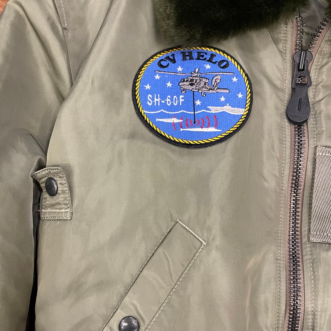 U.S.A.P 타입 b-15 플라이트자켓 (털포함) 상품이미지4