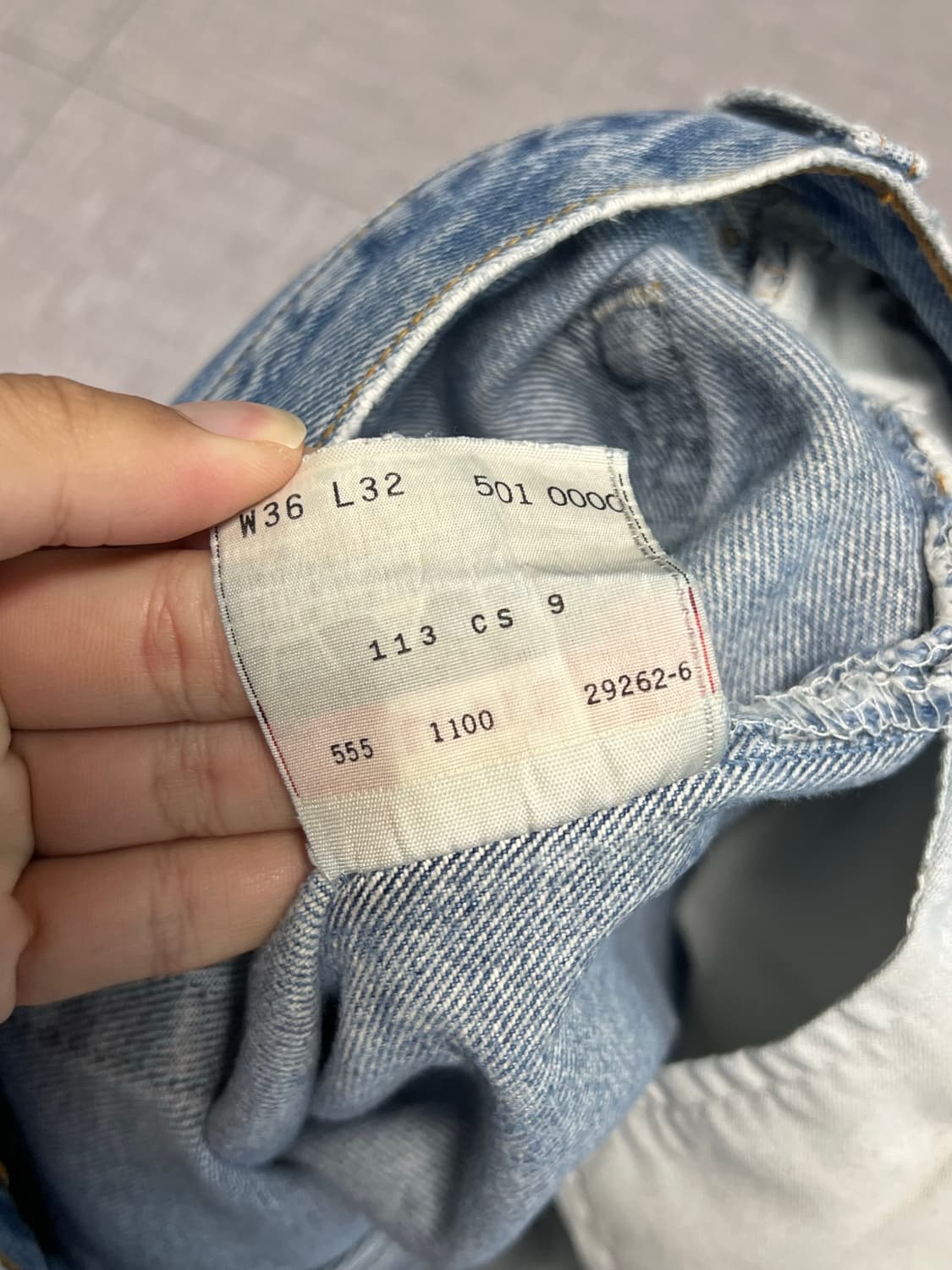 90's levis 501 상품이미지5